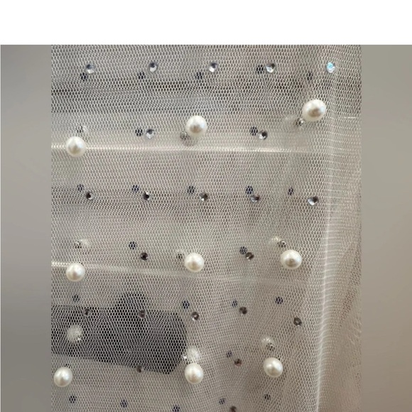 Usweetie Champagne Nights Mesh Dress in White/Ivory Size Small- Nwot/NEVER WORN - Picture 11 of 14